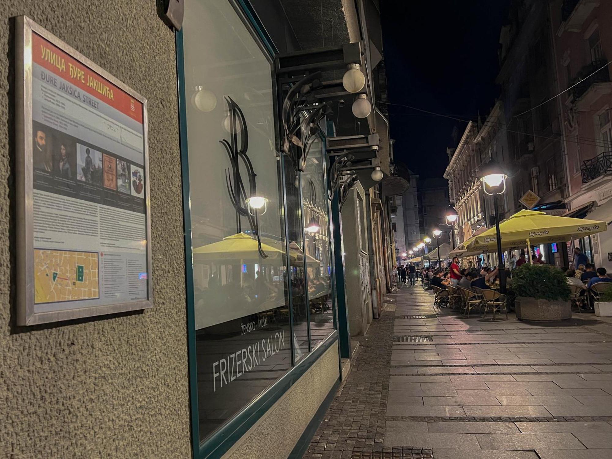 Djuras In The Center Of Belgrad